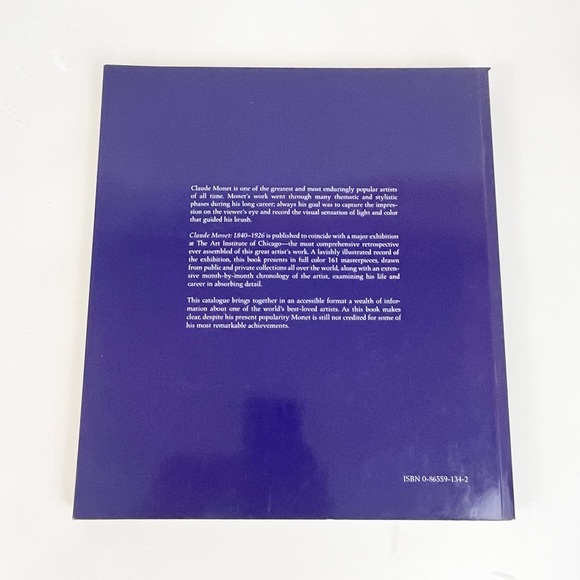 Artist Book Claude Monet 1840-1926 Paperback Art Institute of Chicago - Picture 6 of 16